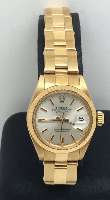 pulsera de oro tipo rolex|Rolex oyster perpetual mujer.